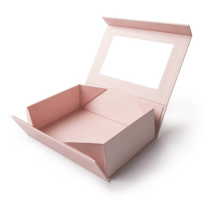 Flat Folding Collapsible Rigid Cardboard Magnetic Gift Box Recyclable EVA Velvet Lined Cosmetic Jewelry Apparel Wine Packaging Custom Logo Size Contact Us For Flat Pack Luxury Gift Box Solutions