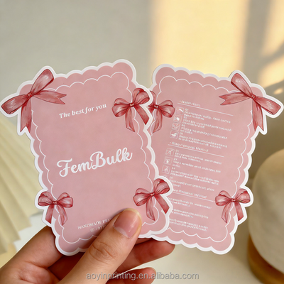 Custom Personalized Luxury Thank You Card Printing Gold/Silver Foil Embossed Thick Textured Cardstock Custom Logo E-commerce Packaging Insert Greeting Card Wholesale Printing Service