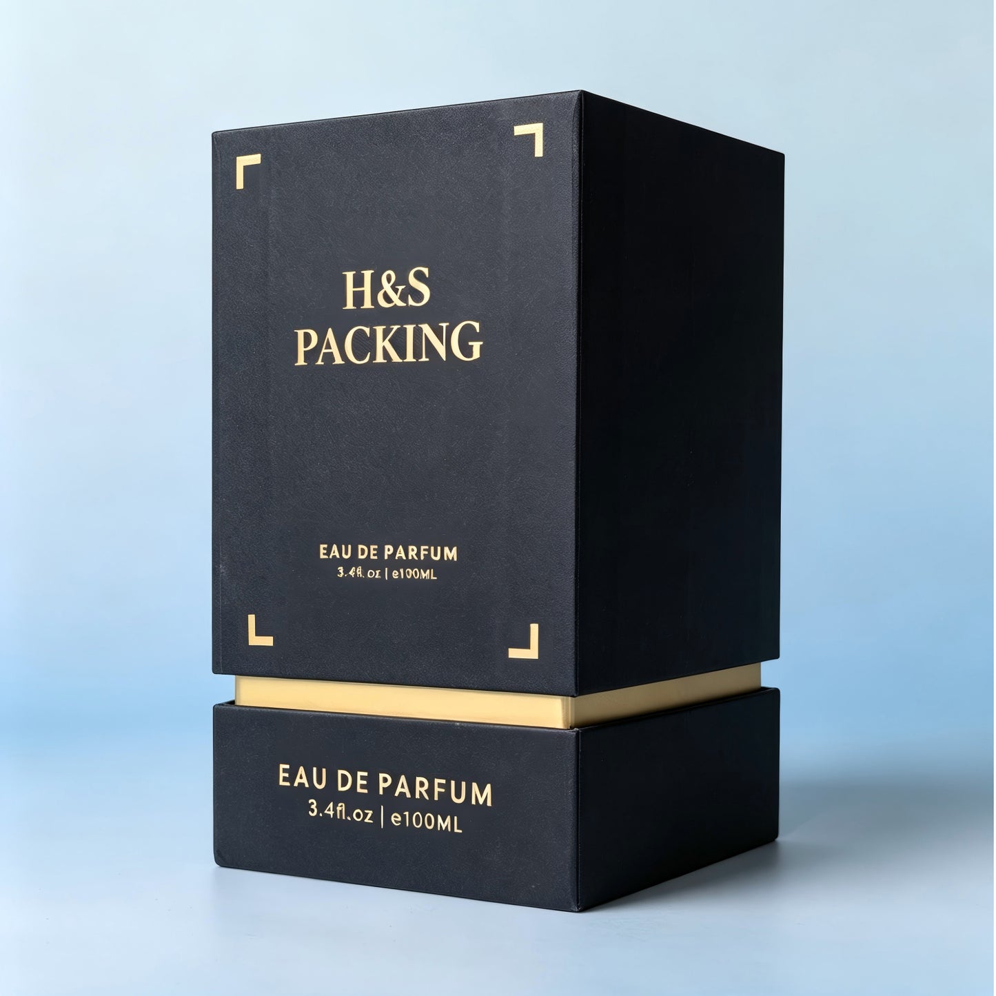 Luxury Custom Logo Heaven And Earth Lid Base Rigid Gift Box Custom Emboss Hot Stamping Print For Cosmetic Jewelry Tea Wedding Holiday Luxury Packaging OEM Wholesale