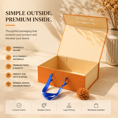 Custom Printed Luxury Foldable Book Style Magnetic Rigid Gift Box Flat Collapsible Flip Lid Box Full CMYK Logo Print Cosmetic Apparel Perfume Jewelry Packaging OEM Wholesale