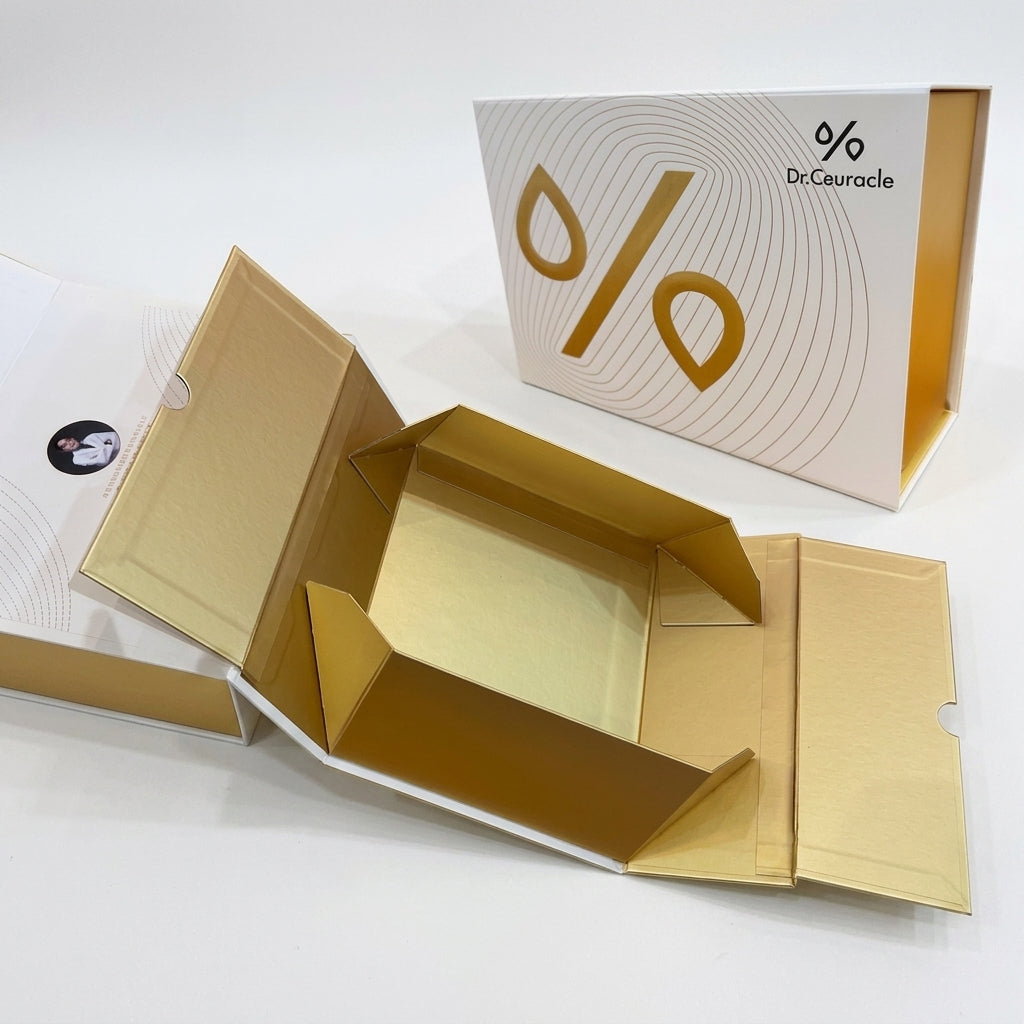 Custom Logo Luxury Premium Foldable Festive Magnetic Rigid Gift Box Flat Collapsible Flip Lid Box Full CMYK Print Holiday Christmas Wedding New Year Hamper Packaging OEM Wholesale
