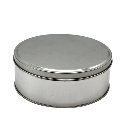 Food Grade Custom Logo Round Empty Tin Box Recyclable Metal Can For Tea Cookie Candy Cosmetic Gift Packaging