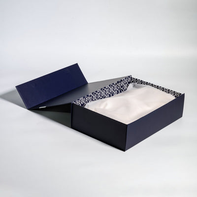 Custom Logo Flip Foldable Magnetic Rigid Gift Box Flat Pack Velvet EVA Lined Cosmetic Jewelry Apparel Wine Packaging Custom Size Contact Us For Collapsible Magnetic Flip Packaging Solutions
