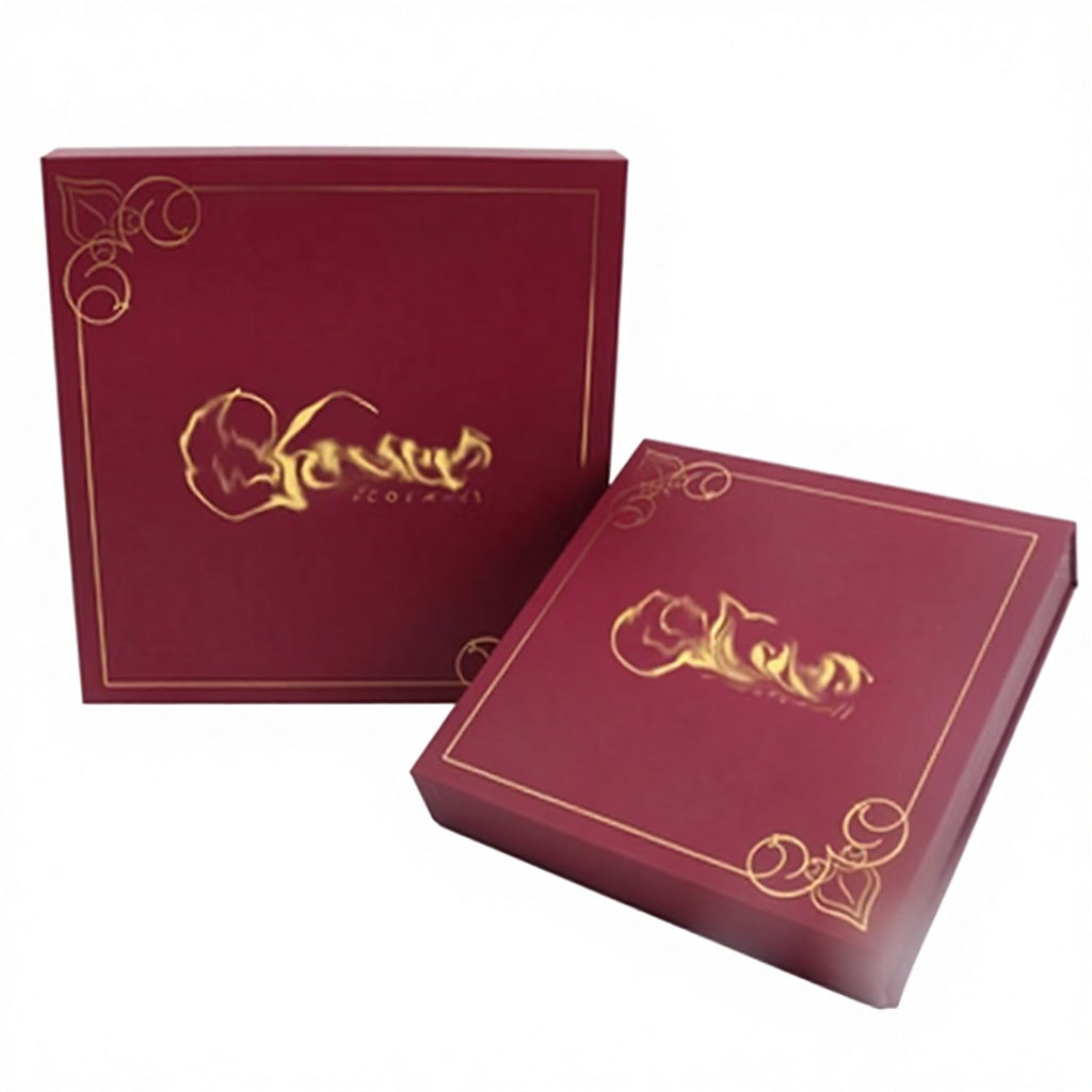High Grade Custom Flip Chocolate Rigid Gift Box Heaven And Earth Lid Base Custom Logo Print Food Grade Packaging For Truffle Candy Macaron Wedding Valentine OEM Wholesale