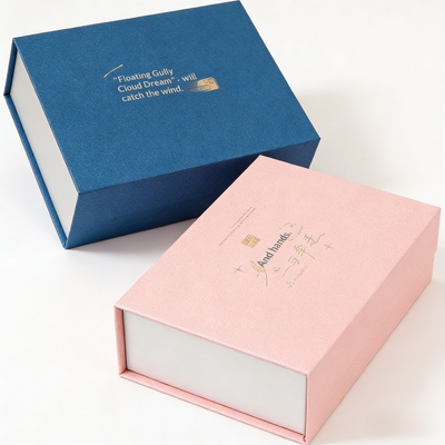 Magnetic Flip Top Foldable Recyclable Paper Gift Box Custom Logo Collapsible Rigid Luxury Packaging Box For Cosmetic Jewelry