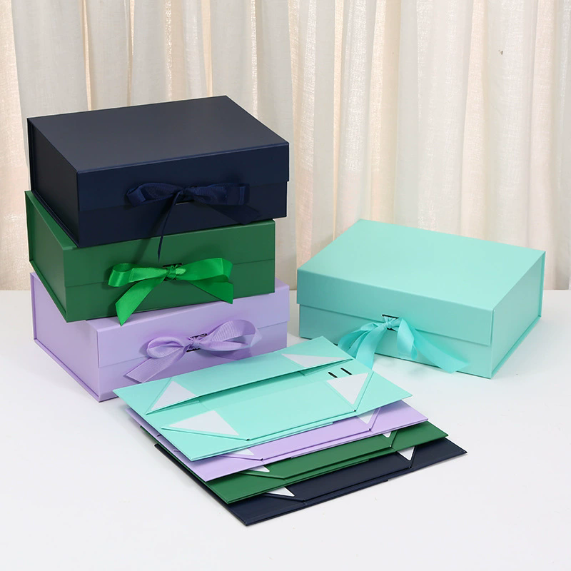 Premium Recyclable Paper Magnetic Rigid Gift Box Custom Logo Flip Luxury Packaging Box For Cosmetic & Jewelry