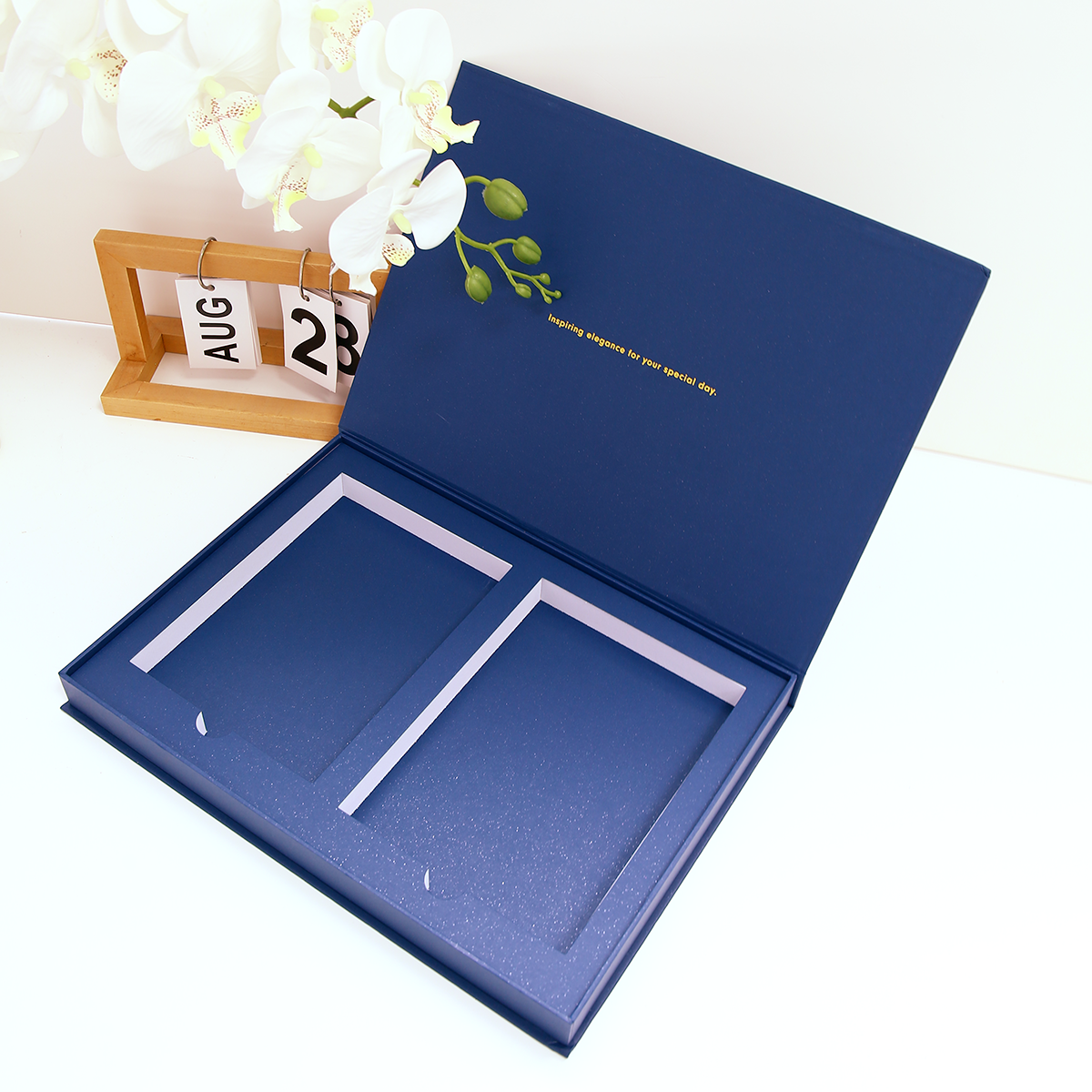 Luxury Premium Eco-Friendly Rigid Magnetic Gift Box Foldable Flip Lid Custom Logo Print Recyclable Packaging For Cosmetic Jewelry Wedding Holiday OEM Wholesale