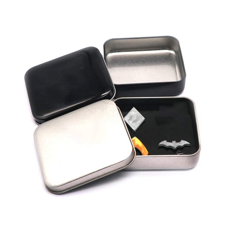 Versatile Square Tin Box Customizable Storage Custom Logo Recyclable Tinplate Metal Case For Tea Candy Hardware Jewelry Gift Pack