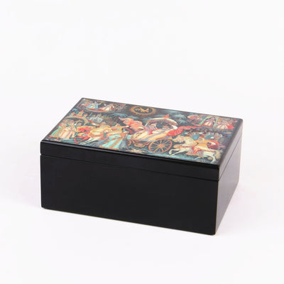 Luxury 4C Printing Wooden Tea Gift Box Custom Logo MDF Wood For Loose Tea Can Business Holiday Premium Gift Pack