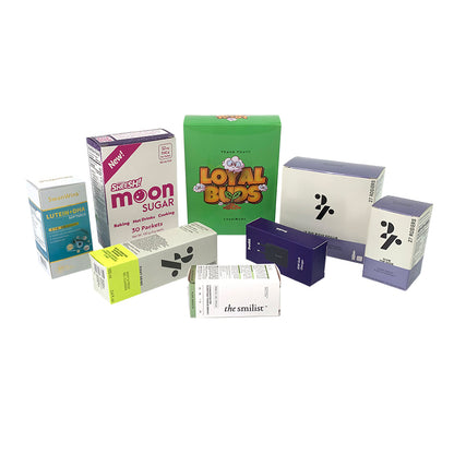 Custom Printed Folding Paper Carton Box Recyclable Corrugated Cardboard Mailer Box Full CMYK Logo Printing Cosmetic Gift Clothing Shipping Packaging Box OEM ODM Wholesale