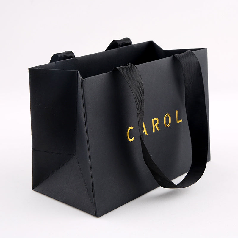 Wholesale Luxury Clothes Shopping Paper Bag Eco Recyclable Custom Logo Ribbon Handle For Apparel Shoes Boutique Gift Pack