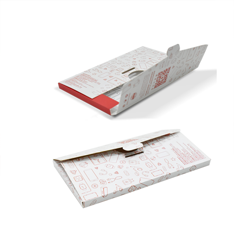 Personalised Cardboard Paper Scarf Packaging Box Custom Logo Print Envelope Thin Flat Gift Box For Silk Shawl Hijab Apparel Small Business Packaging OEM Wholesale