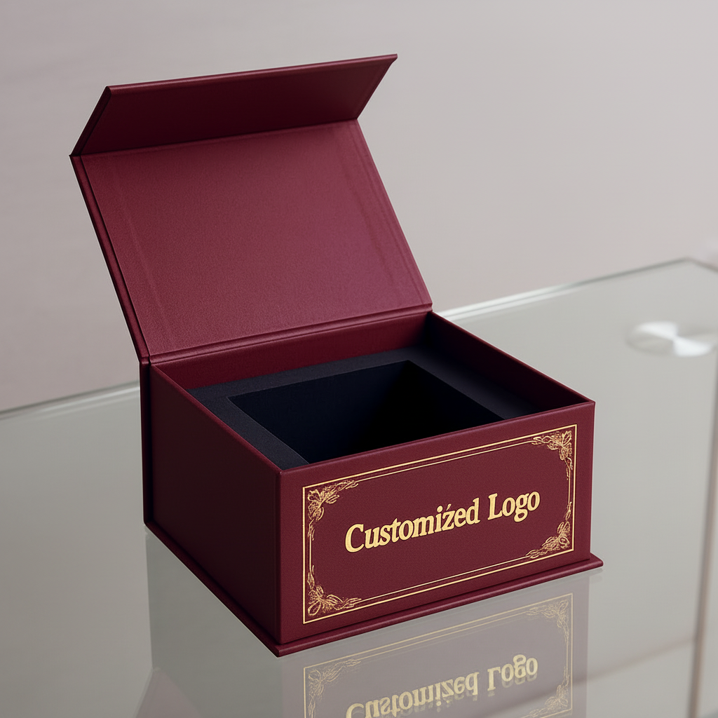Custom Printed Logo Luxury Magnetic Rigid Gift Box Foldable Hard Flip Premium Brand Paper Packaging Box