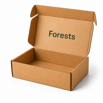 Custom Printed Kraft Corrugated Packaging Box Eco Recyclable Foldable Aircraft Mailer Box Custom Logo Print Apparel Cosmetic Gift Shipping Carton OEM Wholesale