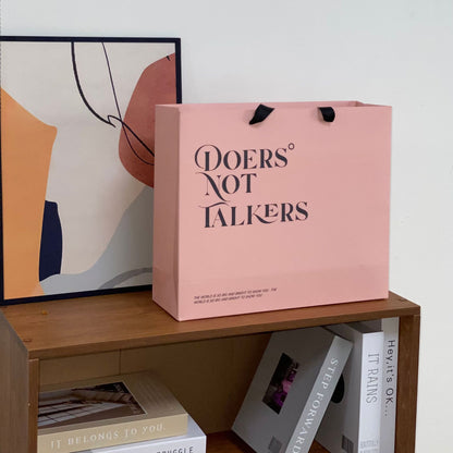 High-Quality Cardboard Portable Shopping Bag Rigid Eco Recyclable Custom Logo For Apparel Jewelry Cosmetic Luxury Retail Pack