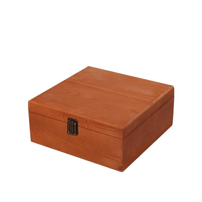 Customizable OEM Wooden Storage Box Custom Logo Eco Pine Walnut MDF Wood For Jewelry Tea Wine Craft Multi-scene Gift Pack