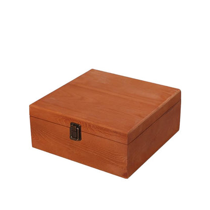 Customizable OEM Wooden Storage Box Custom Logo Eco Pine Walnut MDF Wood For Jewelry Tea Wine Craft Multi-scene Gift Pack