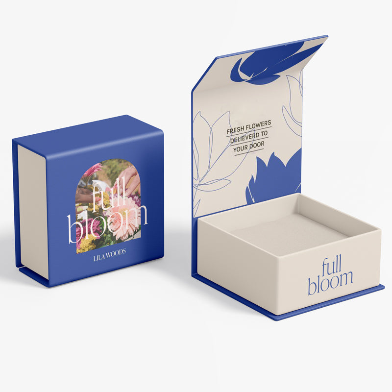 Custom Hard Cardboard Rigid Magnet Box Luxury Flip Magnetic Closure Gift Box Full CMYK Logo Print Cosmetic Jewelry Watch Perfume Packaging Flat Foldable OEM Wholesale