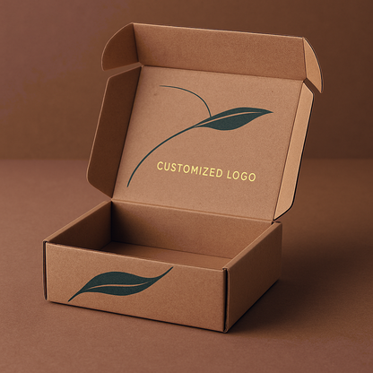 Wholesale Brown Kraft Corrugated Shipping Packaging Box Recyclable E-commerce Mailing Carton Custom Logo Size Contact Us For Packaging Solutions