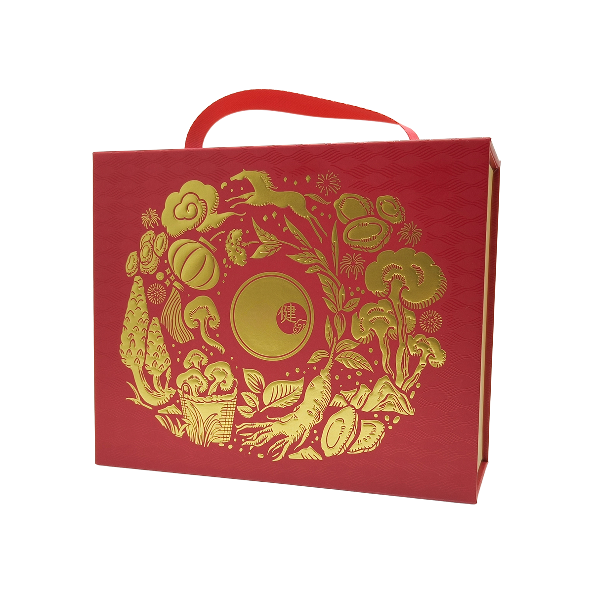 Premium Portable Health Supplement Gift Packaging Rigid Magnetic Paper Box Custom Logo For Vitamin Collagen Bird's Nest Wellness Gift