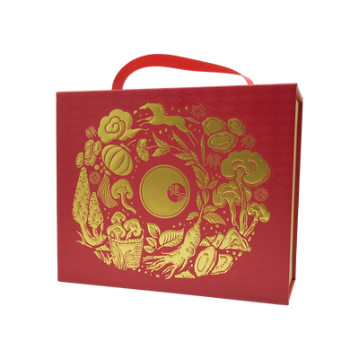 Premium Portable Health Supplement Gift Packaging Rigid Magnetic Paper Box Custom Logo For Vitamin Collagen Bird's Nest Wellness Gift