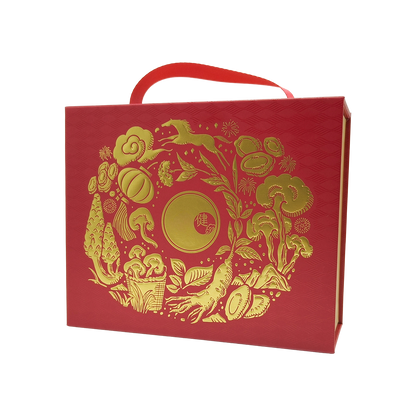 Premium Portable Health Supplement Gift Packaging Rigid Magnetic Paper Box Custom Logo For Vitamin Collagen Bird's Nest Wellness Gift