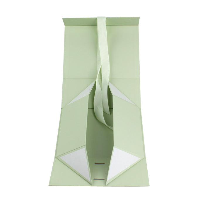 Wholesale Custom Made Foldable Paper Gift Box Recyclable Flat Pack Magnetic Rigid Cardboard Cosmetic Jewelry Apparel Packaging Custom Logo Size Contact Us For Collapsible Gift Box Solutions