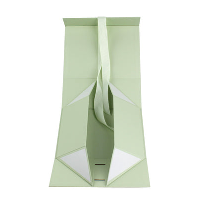 Wholesale Custom Made Foldable Paper Gift Box Recyclable Flat Pack Magnetic Rigid Cardboard Cosmetic Jewelry Apparel Packaging Custom Logo Size Contact Us For Collapsible Gift Box Solutions