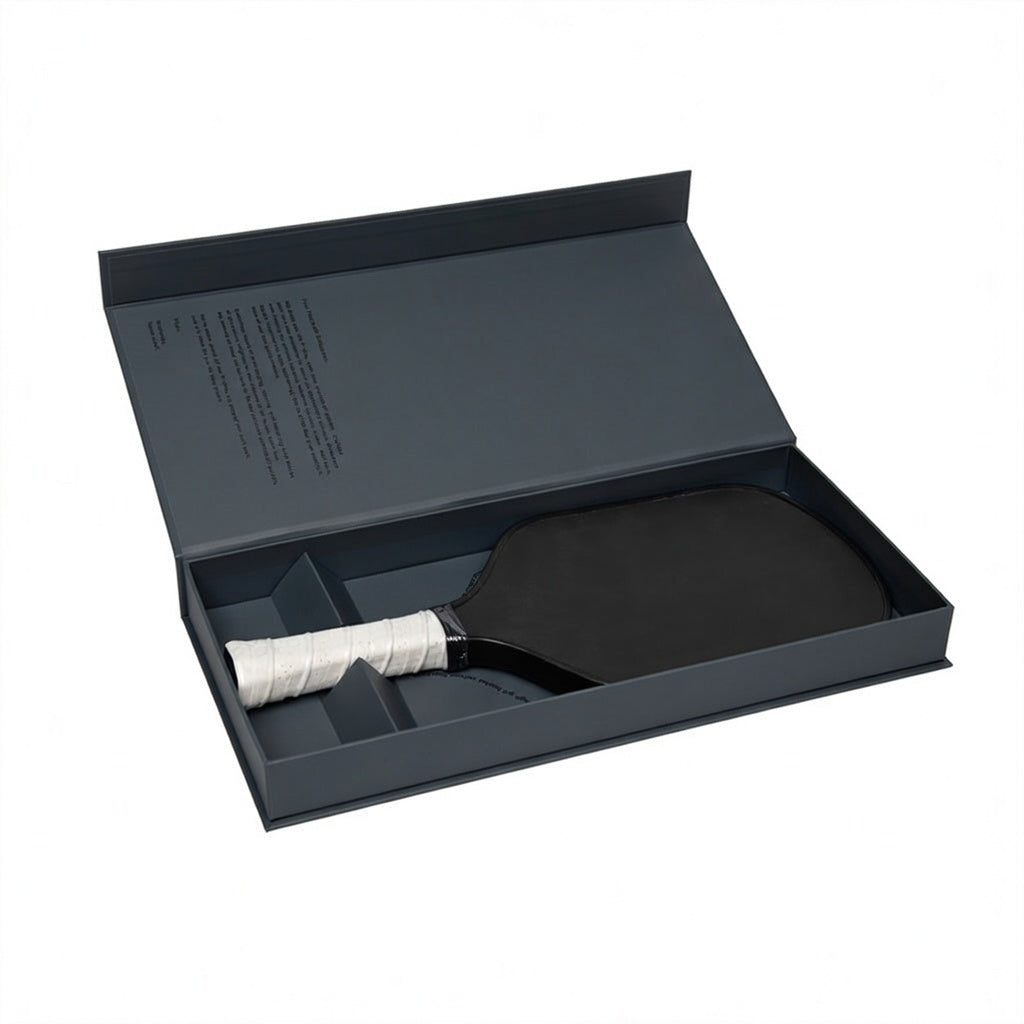 Wholesale Custom Luxury Rigid Cardboard Pickleball Paddle Gift Box Magnetic EVA Lined Sports Equipment Packaging Custom Logo Size Contact Us For Premium Pickleball Set Packaging Solutions