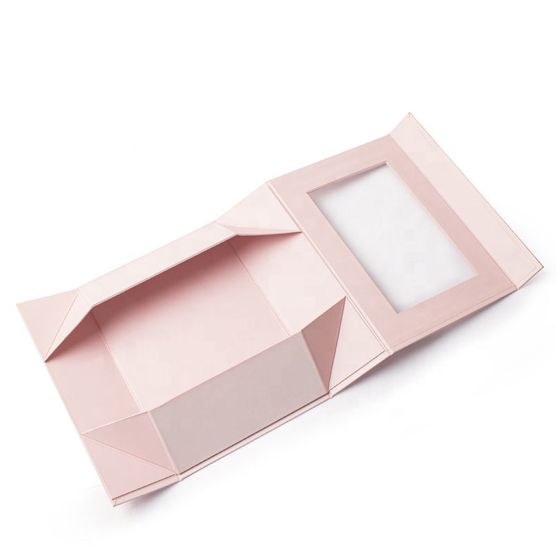 Flat Folding Collapsible Rigid Cardboard Magnetic Gift Box Recyclable EVA Velvet Lined Cosmetic Jewelry Apparel Wine Packaging Custom Logo Size Contact Us For Flat Pack Luxury Gift Box Solutions