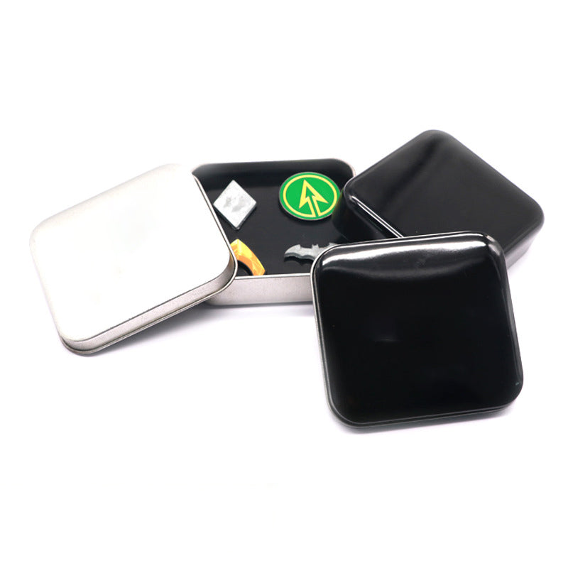 Versatile Square Tin Box Customizable Storage Custom Logo Recyclable Tinplate Metal Case For Tea Candy Hardware Jewelry Gift Pack