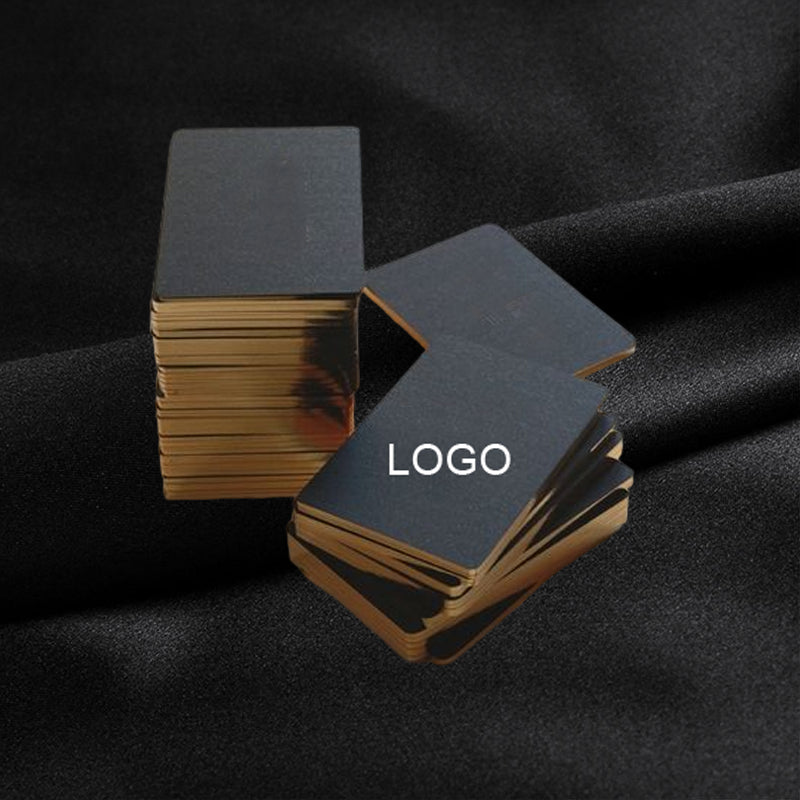Custom Logo Business Thank You Cards Full Color CMYK Printing Gold Foil Matte Thick Cardstock Small Business Packaging Insert Visiting Card Wholesale Printing Service