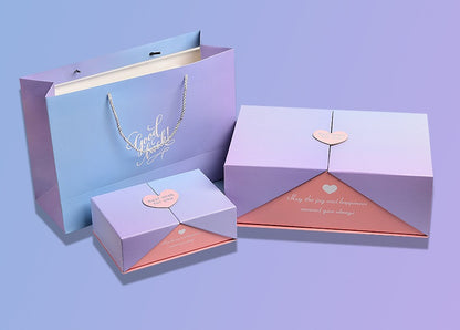 Custom Creative Double Door Magnetic Rigid Gift Box Velvet EVA Lined Wine Cosmetic Perfume Jewelry Corporate Gift Packaging Custom Size Contact Us For Unique Gatefold Magnetic Box Solutions