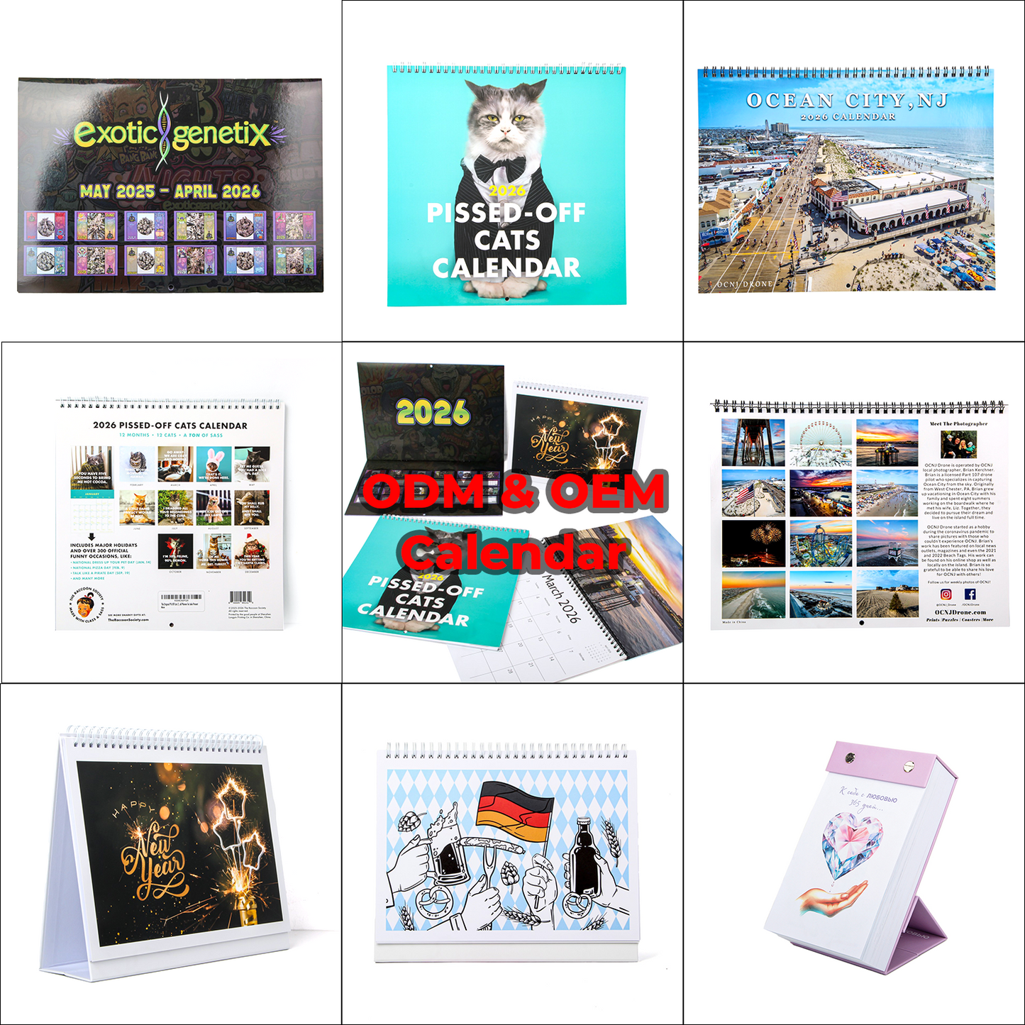 High Quality Custom Offset Printing Advertising Flyer Brochure Notebook Planner Promotional Gift Full Color CMYK Custom Logo Paper Printing Service