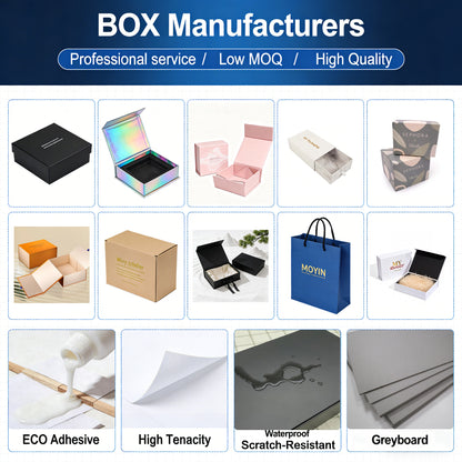 Custom Low MOQ Premium Magnetic Closure Rigid Gift Box Custom Logo Foldable Recyclable Flip Top Paper Packaging Box For Cosmetic Jewelry Small Batch Brand Use