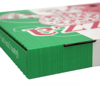 OEM ODM Pizza Box Packaging Solution Food Grade Recyclable Corrugated Carton Custom Logo Multi Sizes For Pizza Shop Frozen Pizza Cold Chain Takeaway Delivery
