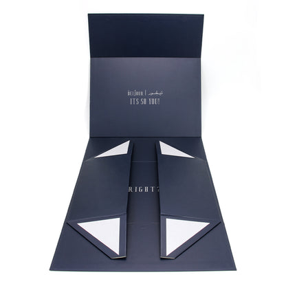 Personalised Printed Book Shape Cardboard Gift Box Magnetic Rigid Recyclable Packaging For Jewelry Cosmetic Wedding Chocolate Gift