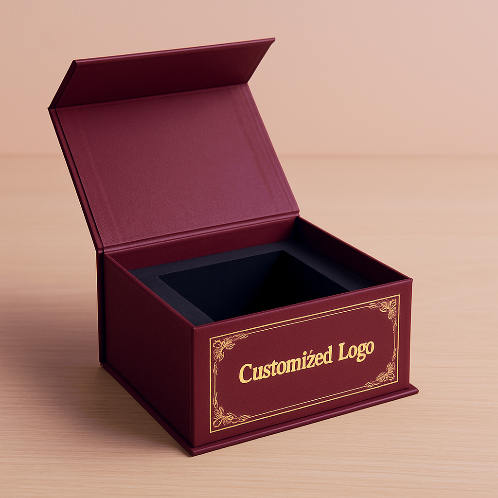 Custom Printed Logo Luxury Magnetic Rigid Gift Box Foldable Hard Flip Premium Brand Paper Packaging Box