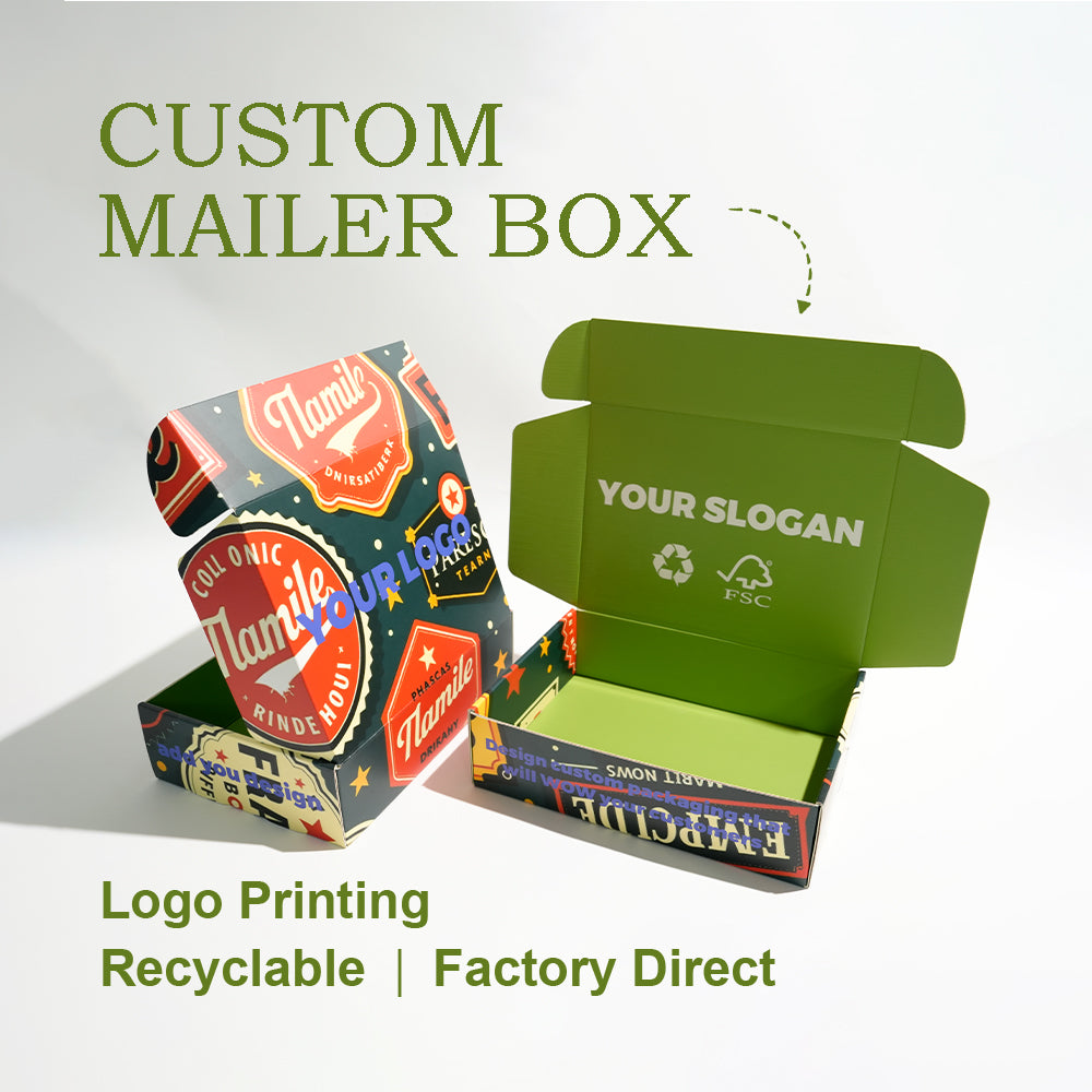 Custom Printed Postal Standard Corrugated Airplane Mailing Box Recyclable Foldable Apparel Cosmetic Jewelry International Shipping Packaging Custom Logo Size Contact Us For Postal E-commerce Mailer Box Solutions
