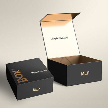 Customize Logo Printed Black Flat Foldable Corrugated Mailer Box Eco Friendly E-commerce Shipping Packaging Carton Custom Size Contact Us For Premium Packaging Solutions