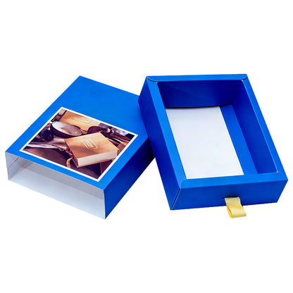 Customization White Card Paper Drawer Box Custom Logo Sliding Pull Out Gift Box Eco Recyclable For Cosmetic Jewelry Snack Socks Small Product Packaging