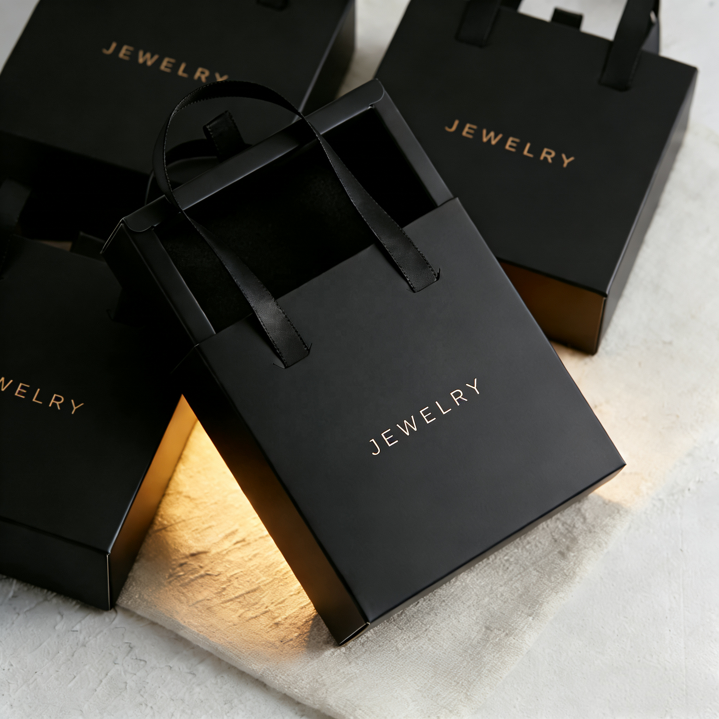 Custom Logo Paper Drawer Jewelry Set Box Luxury Rigid Cardboard Gift Packaging Box With Velvet Insert Hot Foil Stamping Jewelry Packaging Wholesale Printing Service