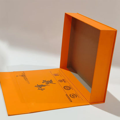 Personalized Luxury A4 Matte Black Magnetic Flip Rigid Gift Box Flat Pack Velvet EVA Lined Portfolio Document Apparel Corporate Gift Packaging Custom Logo Size Contact Us For Black A4 Presentation Box Solutions