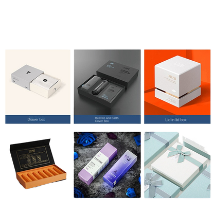 Custom Rigid Gift Box For Cosmetics Jewelry Health Products Essential Oil Custom Logo Print Luxury Magnetic Flip Lid Packaging OEM Wholesale