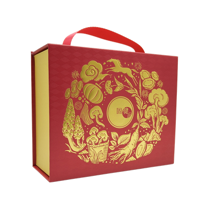 Premium Portable Health Supplement Gift Packaging Rigid Magnetic Paper Box Custom Logo For Vitamin Collagen Bird's Nest Wellness Gift