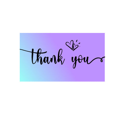 Custom Luxury Laser Cut Thank You Card Printing Gold Foil Embossed Custom Logo Small Business Brand Greeting Postcard Wholesale Printing Service