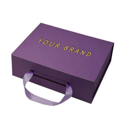 Custom Large Luxury Handbag Gift Packaging Magnetic Rigid Book Box Recyclable Cardboard For Leather Purse Fashion Brand Retail Gift