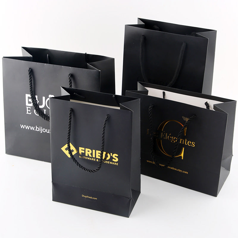 Wholesale Luxury Clothes Shopping Paper Bag Eco Recyclable Custom Logo Ribbon Handle For Apparel Shoes Boutique Gift Pack