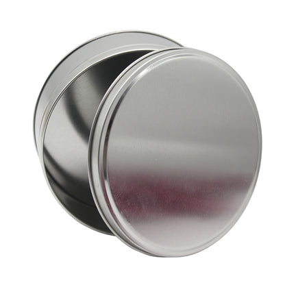 Food Grade Custom Logo Round Empty Tin Box Recyclable Metal Can For Tea Cookie Candy Cosmetic Gift Packaging
