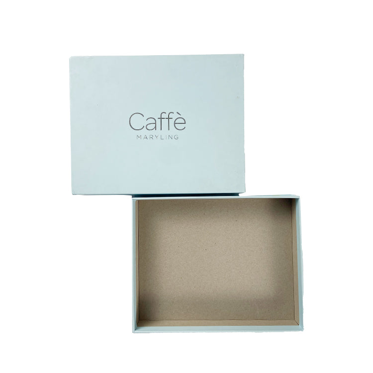 Custom Heaven and Earth Cover Coffee Rigid Box Custom Logo Recyclable Hard Paper Gift Packaging Box For Coffee Tea Food Gift